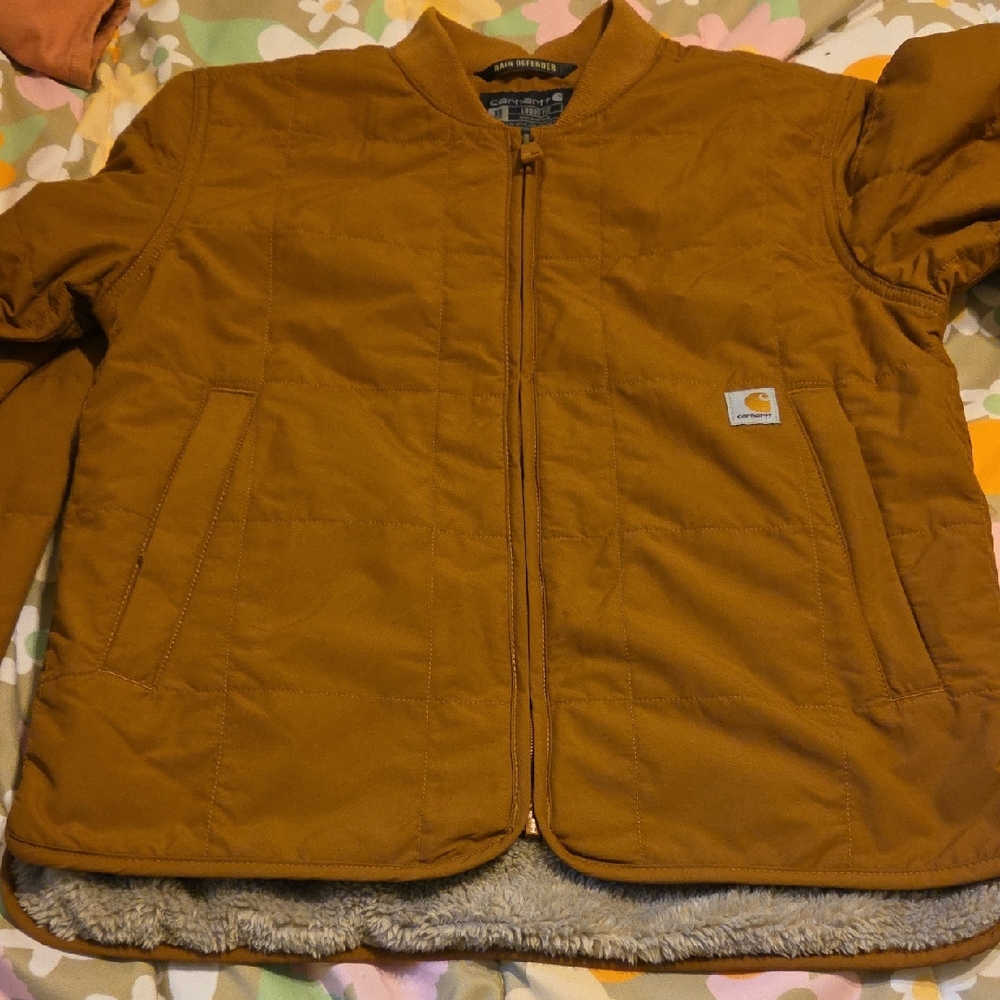 Carhartt Tan Quilted Jacket